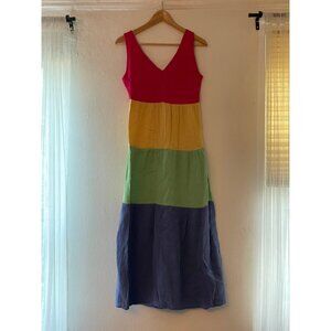Marine Layer Corrine Rainbow Colorblock Dress - ALTERED - XXS/000 - Pls read